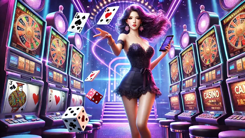 ตัวอย่างหน้าจอเกมสล็อตสำหรับการดูรีลบนอุปกรณ์มือถือ
